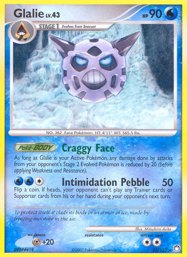 Glalie (25/123) [Diamond & Pearl: Mysterious Treasures] | Game Master's Emporium (The New GME)