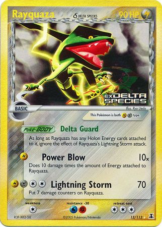 Rayquaza (13/113) (Delta Species) (Stamped) [EX: Delta Species] | Game Master's Emporium (The New GME)