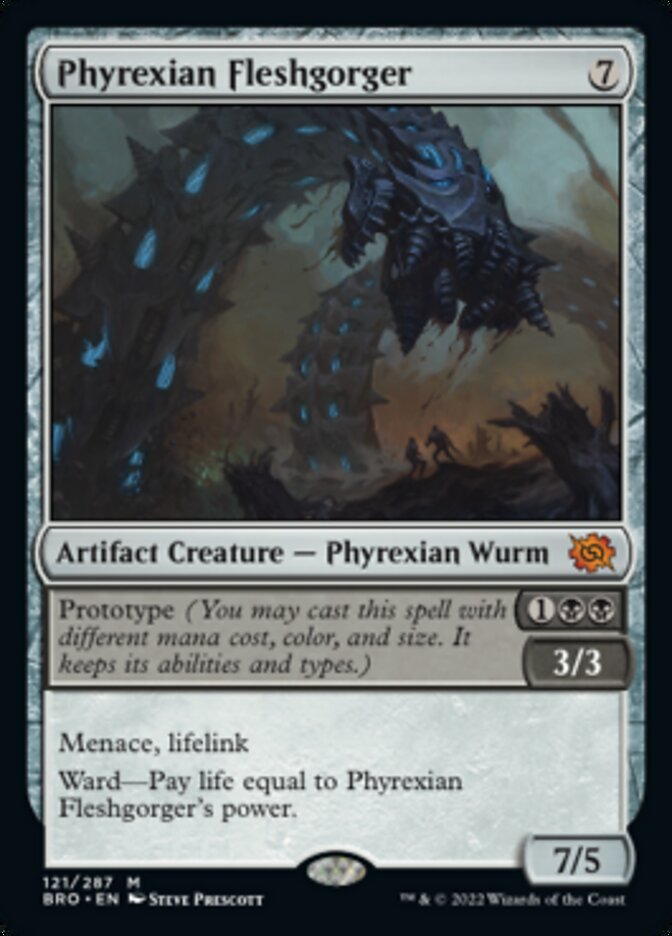 Phyrexian Fleshgorger (Promo Pack) [The Brothers' War Promos] | Game Master's Emporium (The New GME)