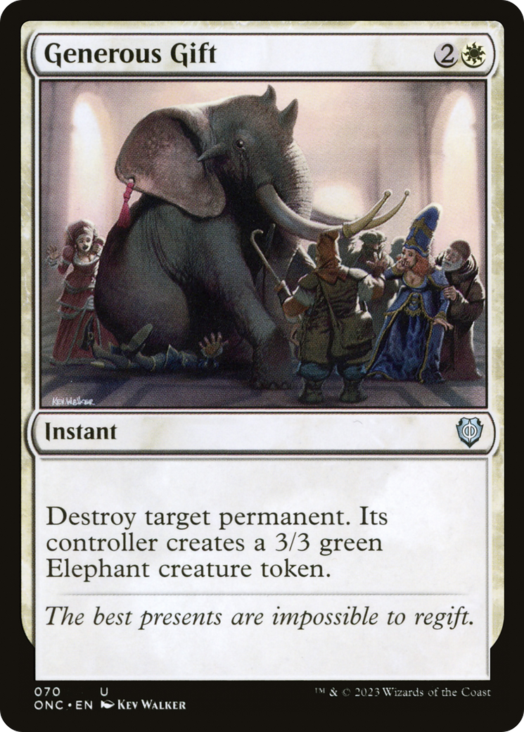 Generous Gift [Phyrexia: All Will Be One Commander] | Game Master's Emporium (The New GME)