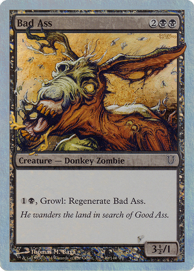 Bad Ass (Alternate Foil) [Unhinged] | Game Master's Emporium (The New GME)