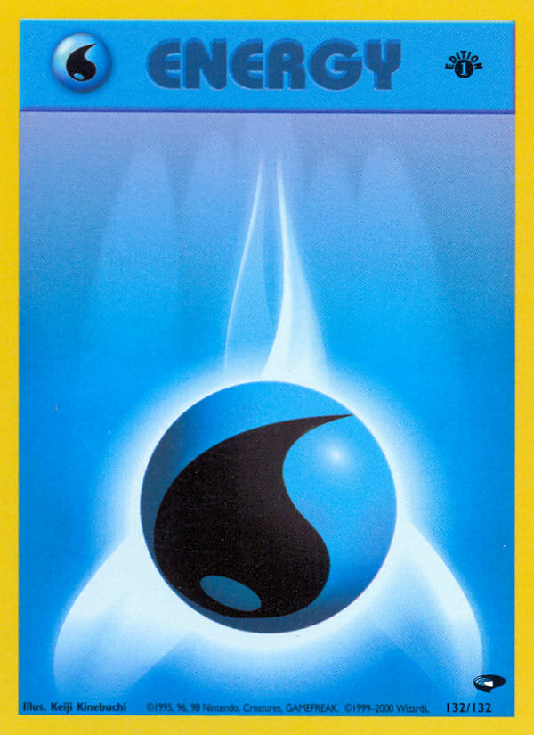 Water Energy (132/132) [Gym Challenge 1st Edition] | Game Master's Emporium (The New GME)