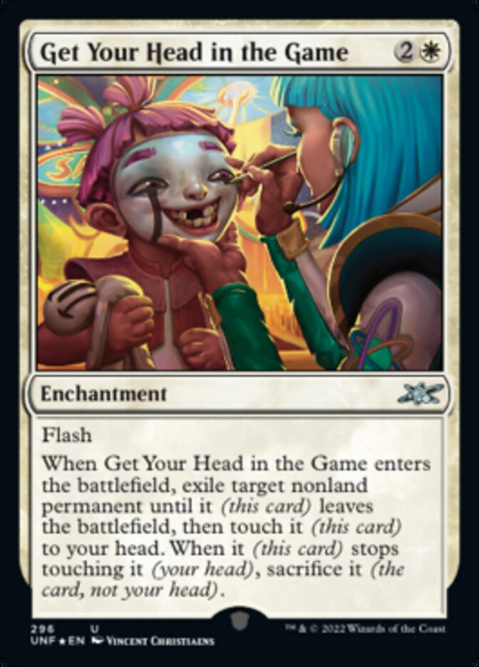Get Your Head in the Game (Galaxy Foil) [Unfinity] | Game Master's Emporium (The New GME)