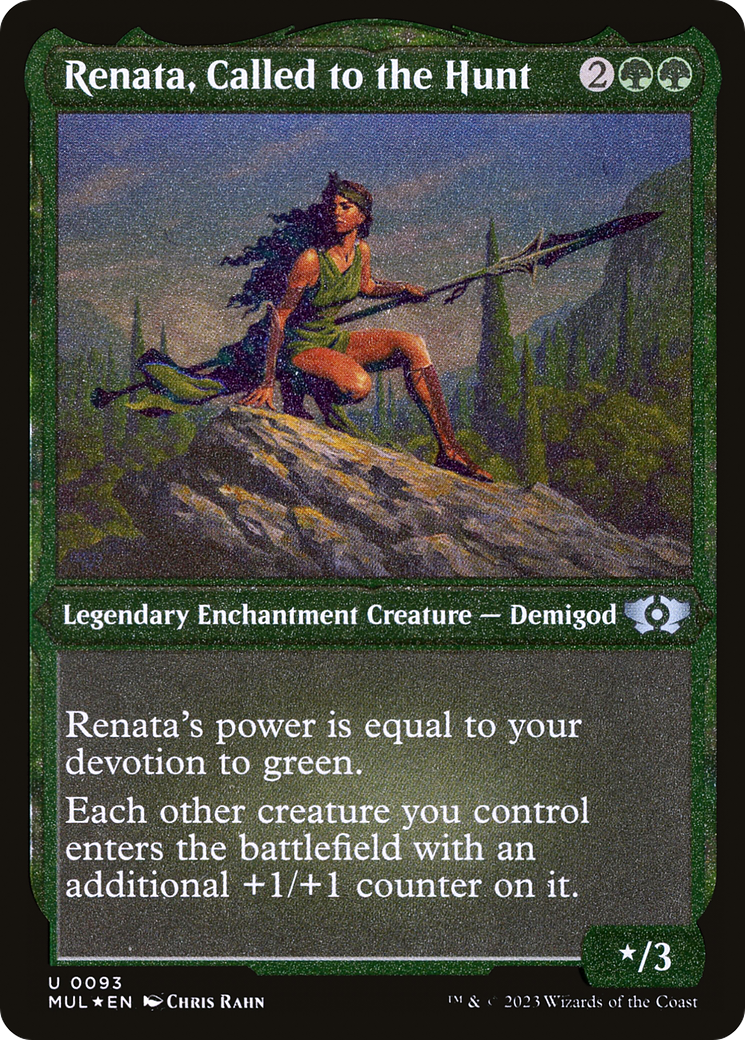 Renata, Called to the Hunt (Foil Etched) [Multiverse Legends] | Game Master's Emporium (The New GME)