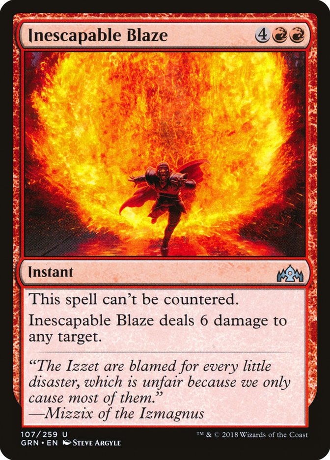 Inescapable Blaze [Guilds of Ravnica] | Game Master's Emporium (The New GME)
