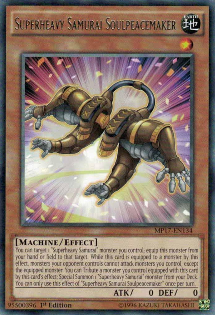 Superheavy Samurai Soulpeacemaker [MP17-EN134] Rare | Game Master's Emporium (The New GME)