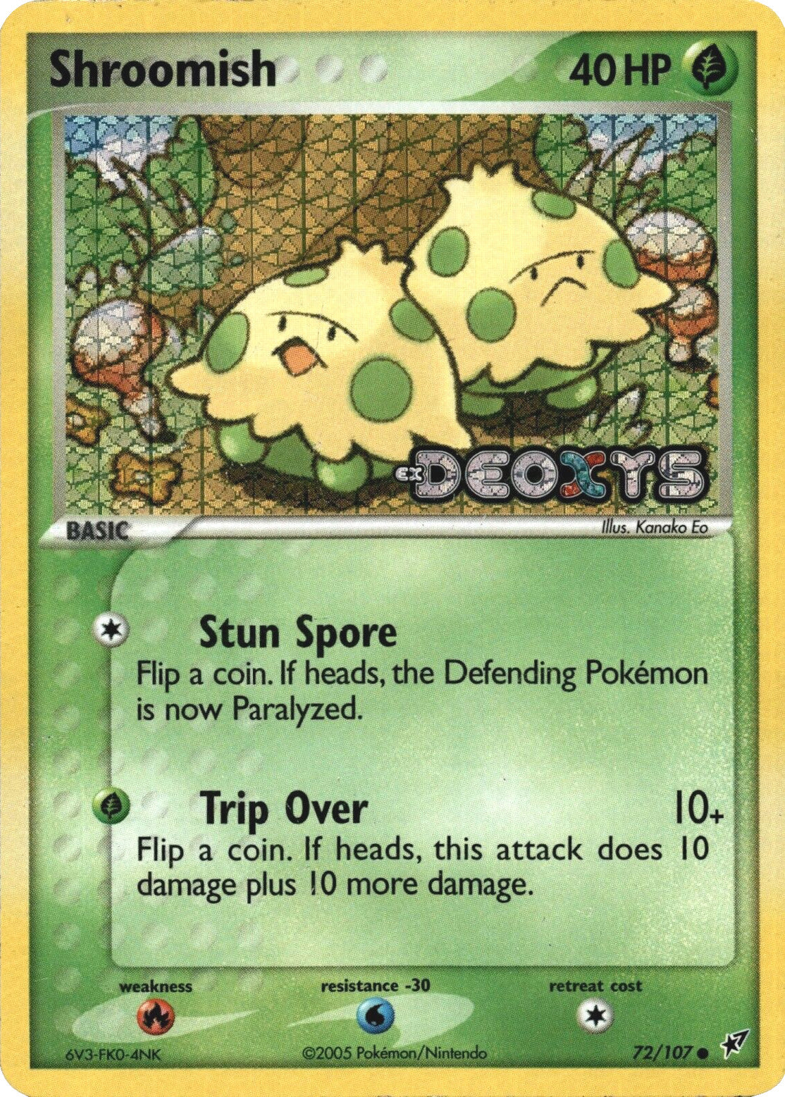 Shroomish (72/107) (Stamped) [EX: Deoxys] | Game Master's Emporium (The New GME)