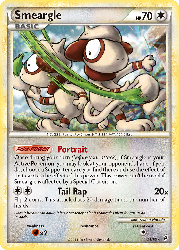 Smeargle (21/95) [HeartGold & SoulSilver: Call of Legends] | Game Master's Emporium (The New GME)