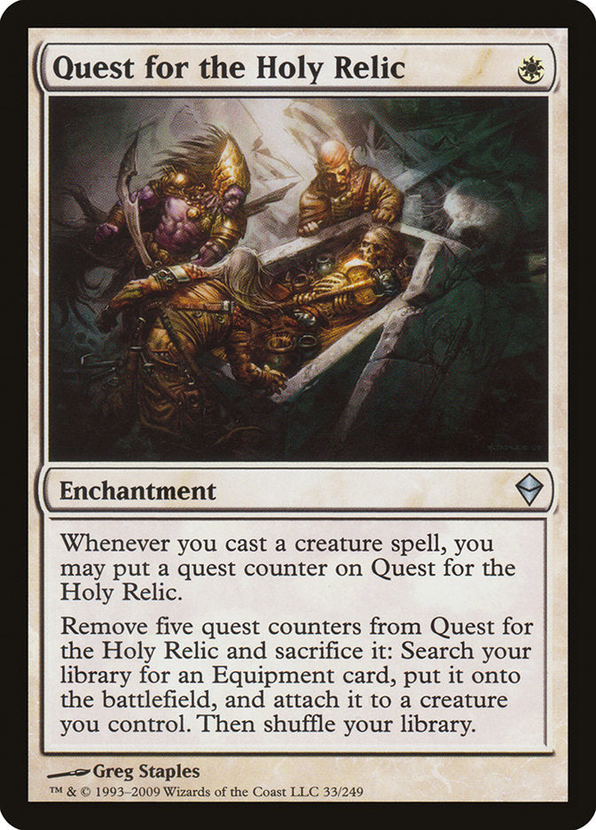 Quest for the Holy Relic [Zendikar] | Game Master's Emporium (The New GME)