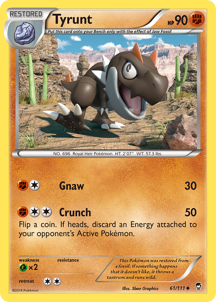 Tyrunt (61/111) [XY: Furious Fists] | Game Master's Emporium (The New GME)