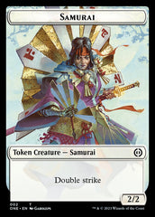 Rebel // Samurai Double-Sided Token [Phyrexia: All Will Be One Tokens] | Game Master's Emporium (The New GME)