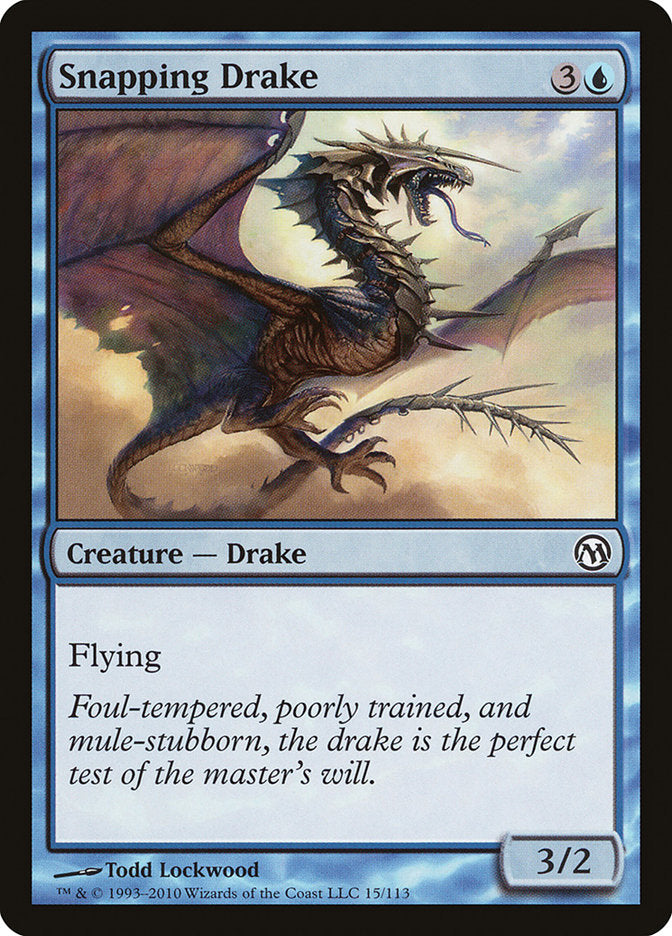 Snapping Drake [Duels of the Planeswalkers] | Game Master's Emporium (The New GME)