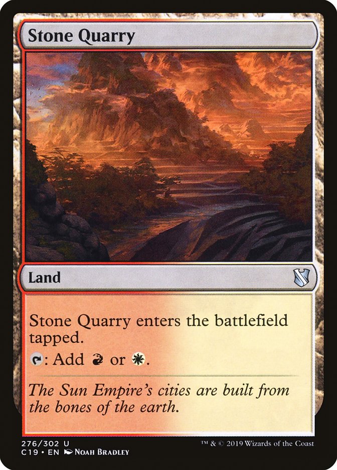 Stone Quarry [Commander 2019] | Game Master's Emporium (The New GME)