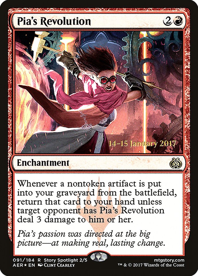 Pia's Revolution [Aether Revolt Prerelease Promos] | Game Master's Emporium (The New GME)