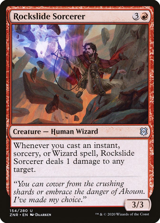 Rockslide Sorcerer [Zendikar Rising] | Game Master's Emporium (The New GME)