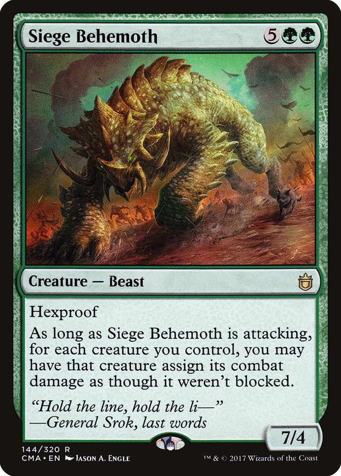 Siege Behemoth [Commander Anthology] | Game Master's Emporium (The New GME)