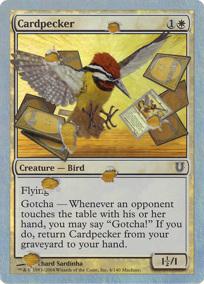 Cardpecker (Alternate Foil) [Unhinged] | Game Master's Emporium (The New GME)