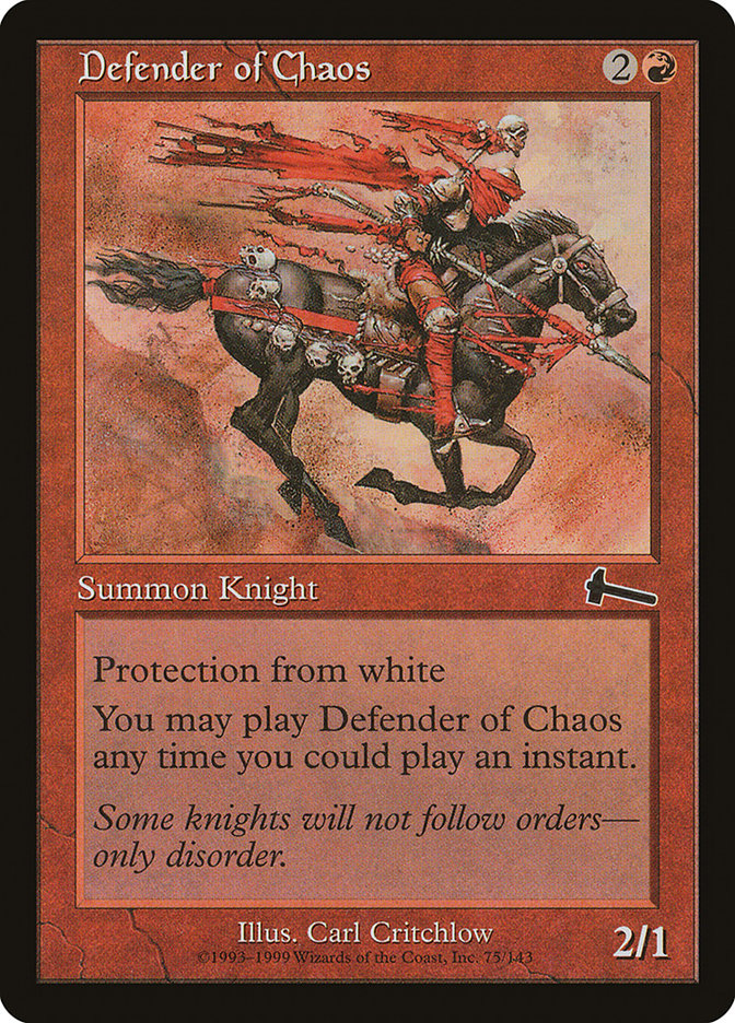 Defender of Chaos [Urza's Legacy] | Game Master's Emporium (The New GME)
