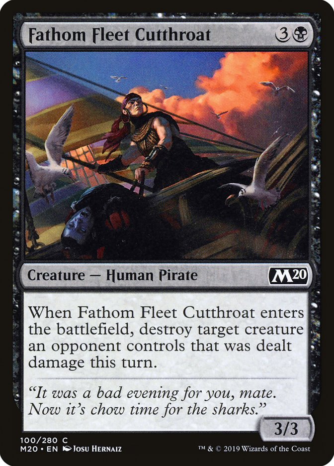 Fathom Fleet Cutthroat [Core Set 2020] | Game Master's Emporium (The New GME)