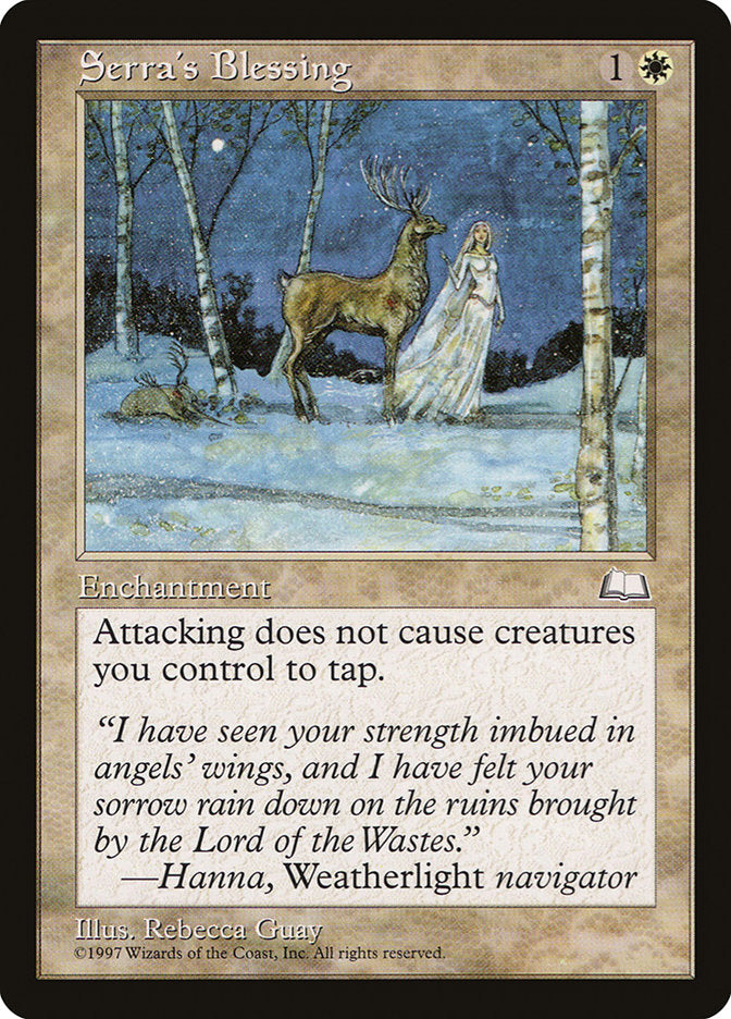 Serra's Blessing [Weatherlight] | Game Master's Emporium (The New GME)