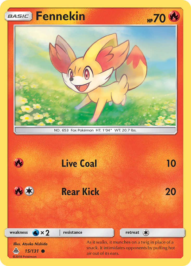 Fennekin (15/131) [Sun & Moon: Forbidden Light] | Game Master's Emporium (The New GME)