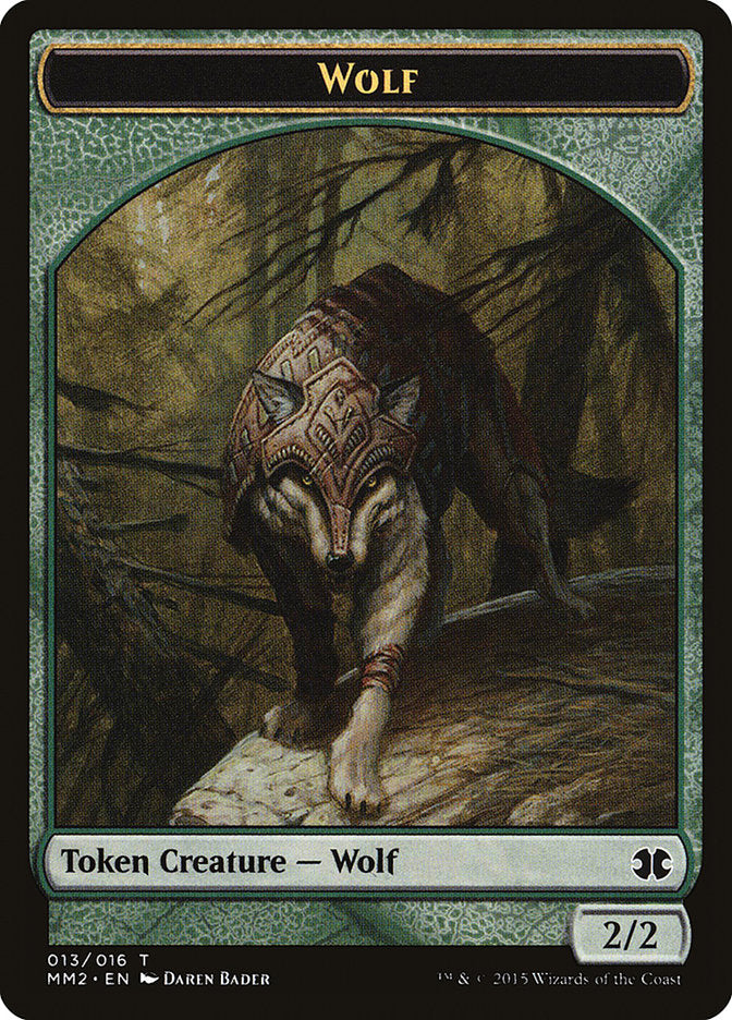 Wolf Token [Modern Masters 2015 Tokens] | Game Master's Emporium (The New GME)