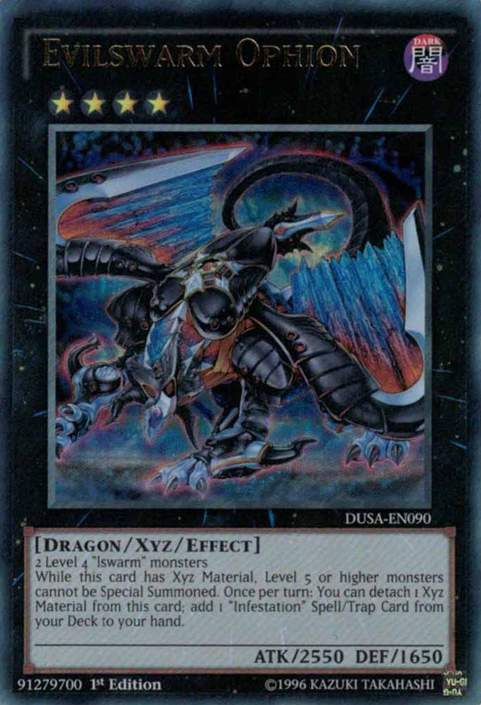 Evilswarm Ophion [DUSA-EN090] Ultra Rare | Game Master's Emporium (The New GME)