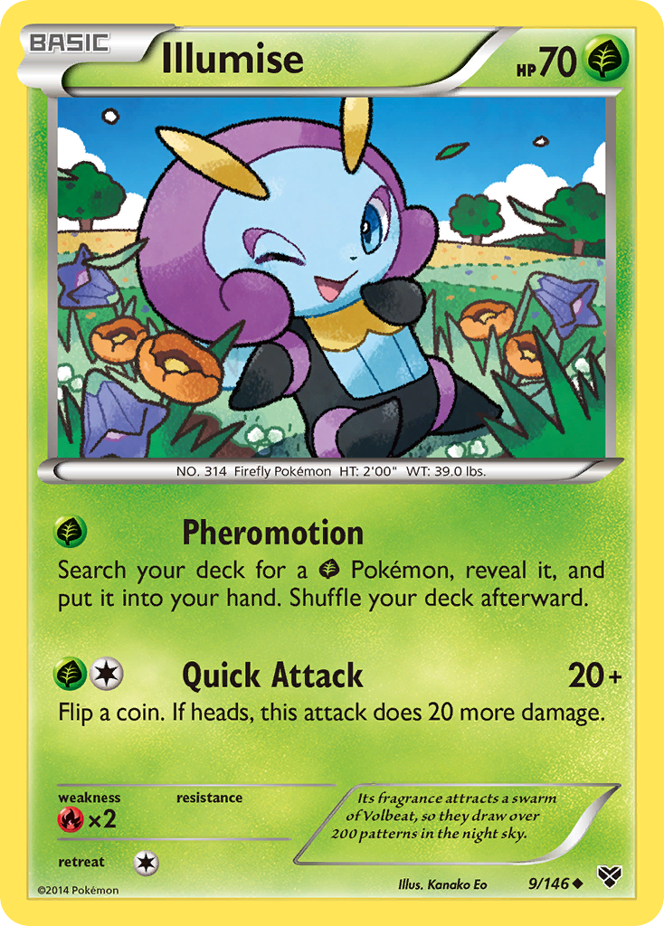 Illumise (9/146) [XY: Base Set] | Game Master's Emporium (The New GME)