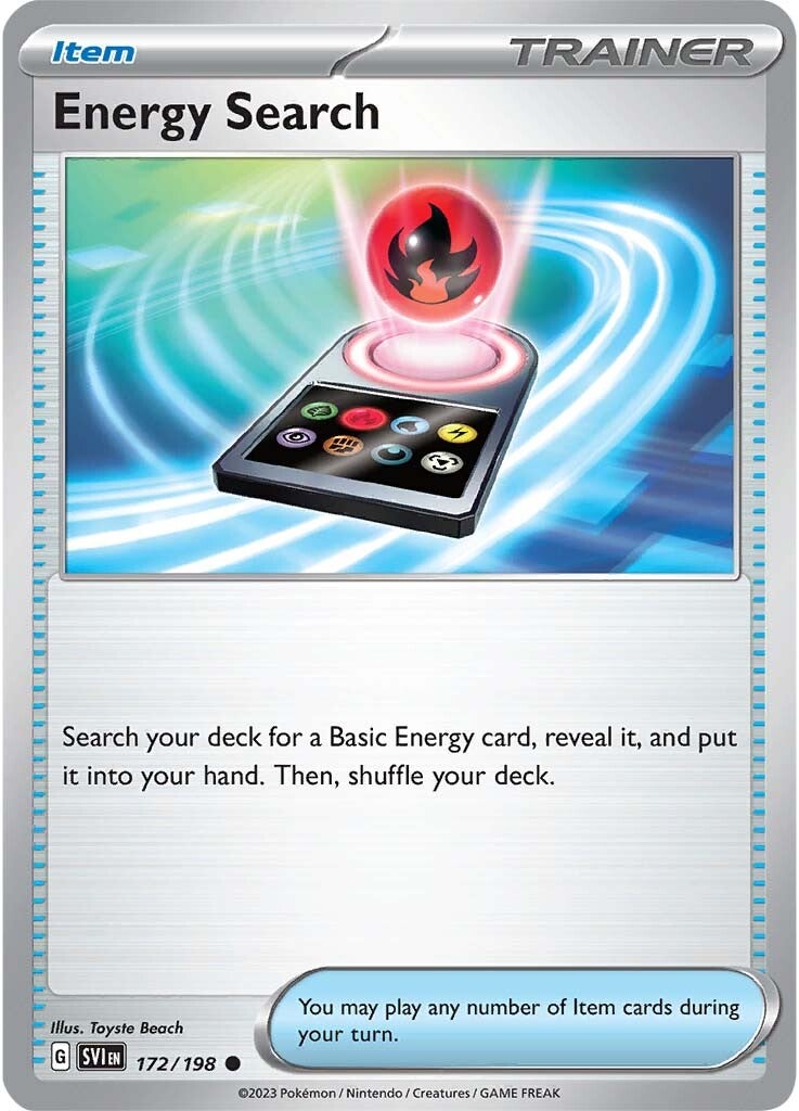 Energy Search (172/198) [Scarlet & Violet: Base Set] | Game Master's Emporium (The New GME)