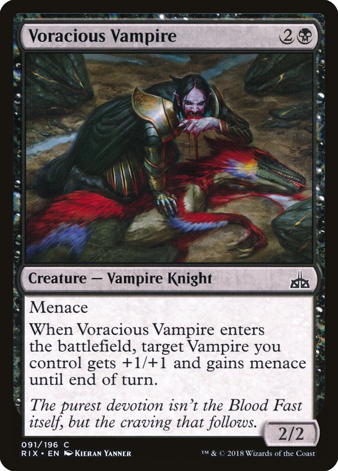 Voracious Vampire [Rivals of Ixalan] | Game Master's Emporium (The New GME)