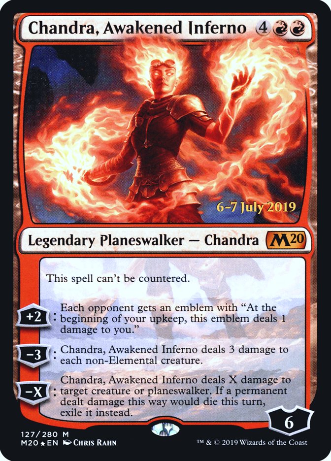 Chandra, Awakened Inferno [Core Set 2020 Prerelease Promos] | Game Master's Emporium (The New GME)