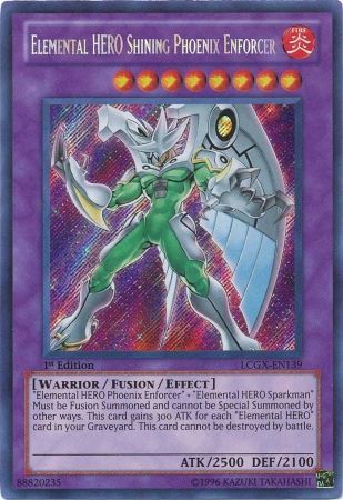 Elemental HERO Shining Phoenix Enforcer [LCGX-EN139] Secret Rare | Game Master's Emporium (The New GME)