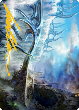 Mistvault Bridge Art Card (Gold-Stamped Signature) [Modern Horizons 2 Art Series] | Game Master's Emporium (The New GME)