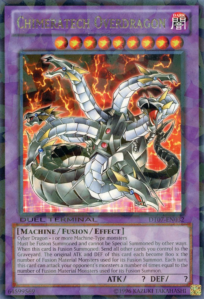 Chimeratech Overdragon [DT07-EN032] Rare | Game Master's Emporium (The New GME)