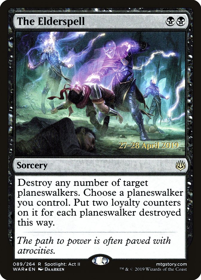 The Elderspell [War of the Spark Prerelease Promos] | Game Master's Emporium (The New GME)