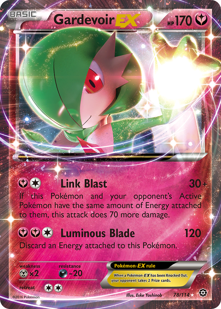 Gardevoir EX (78/114) [XY: Steam Siege] | Game Master's Emporium (The New GME)