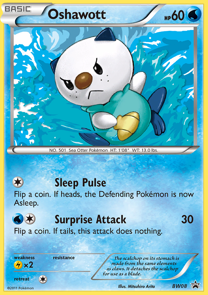 Oshawott (BW08) [Black & White: Black Star Promos] | Game Master's Emporium (The New GME)