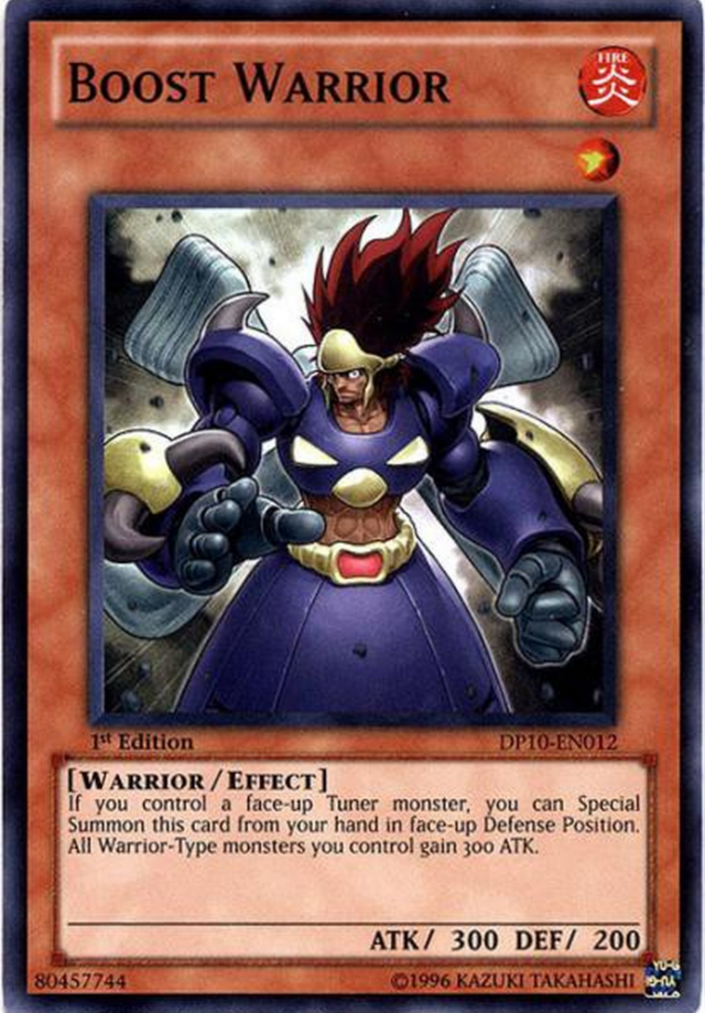 Boost Warrior [DP10-EN012] Super Rare | Game Master's Emporium (The New GME)