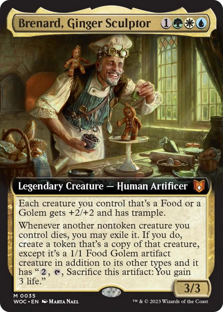 Brenard, Ginger Sculptor (Extended Art) [Wilds of Eldraine Commander] | Game Master's Emporium (The New GME)