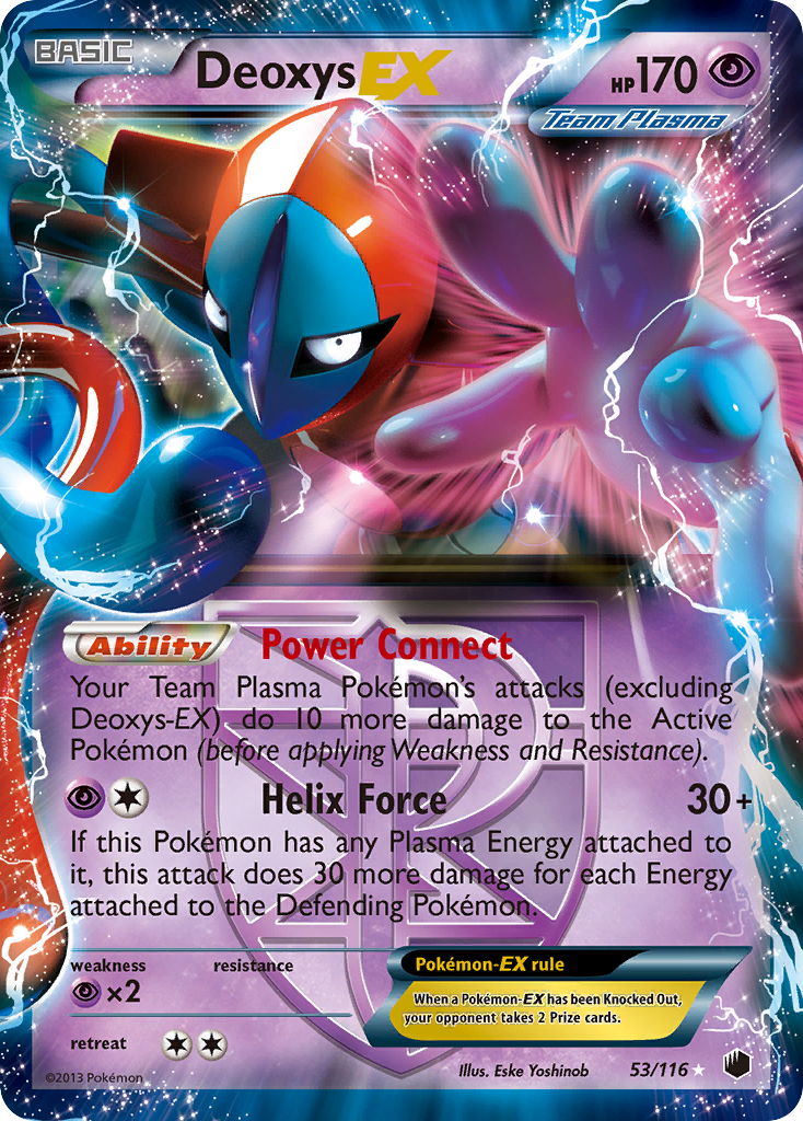 Deoxys EX (53/116) [Black & White: Plasma Freeze] | Game Master's Emporium (The New GME)