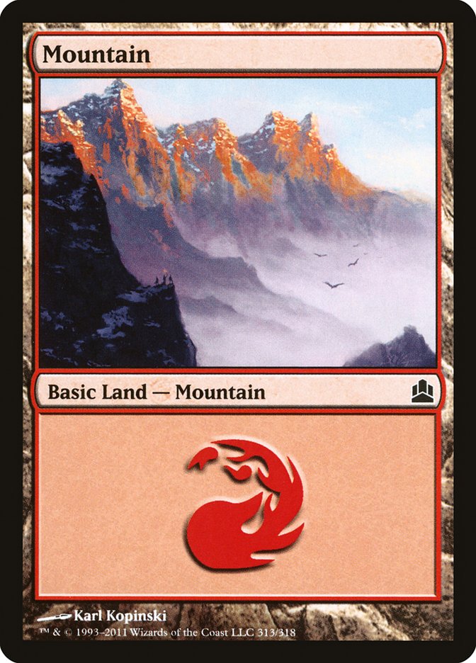 Mountain (313) [Commander 2011] | Game Master's Emporium (The New GME)