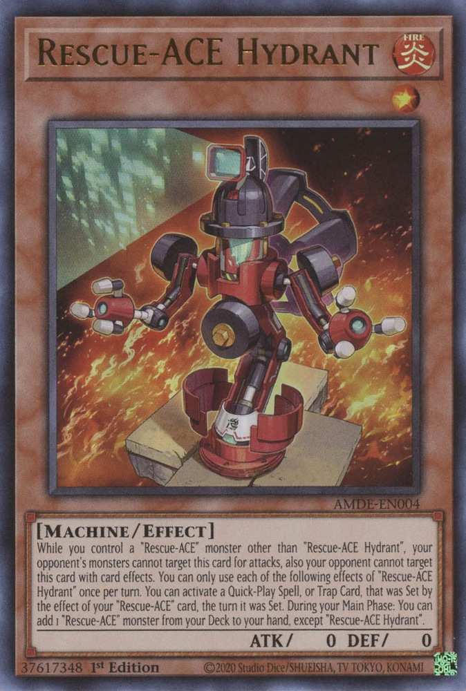 Rescue-ACE Hydrant [AMDE-EN004] Ultra Rare | Game Master's Emporium (The New GME)