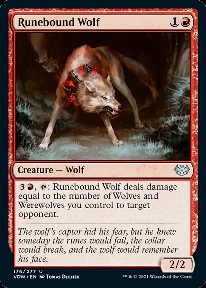 Runebound Wolf [Innistrad: Crimson Vow] | Game Master's Emporium (The New GME)