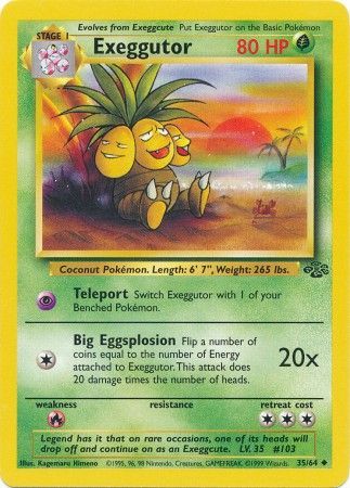 Exeggutor (35/64) [Jungle Unlimited] | Game Master's Emporium (The New GME)