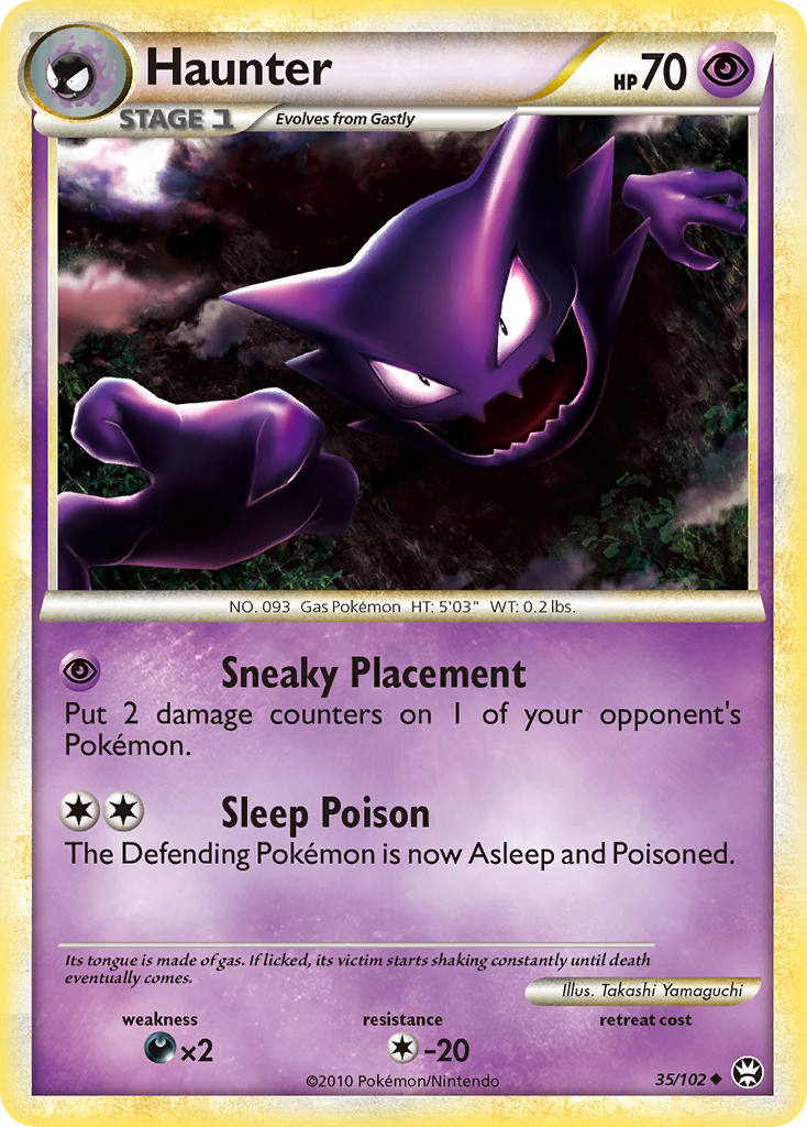 Haunter (35/102) [HeartGold & SoulSilver: Triumphant] | Game Master's Emporium (The New GME)