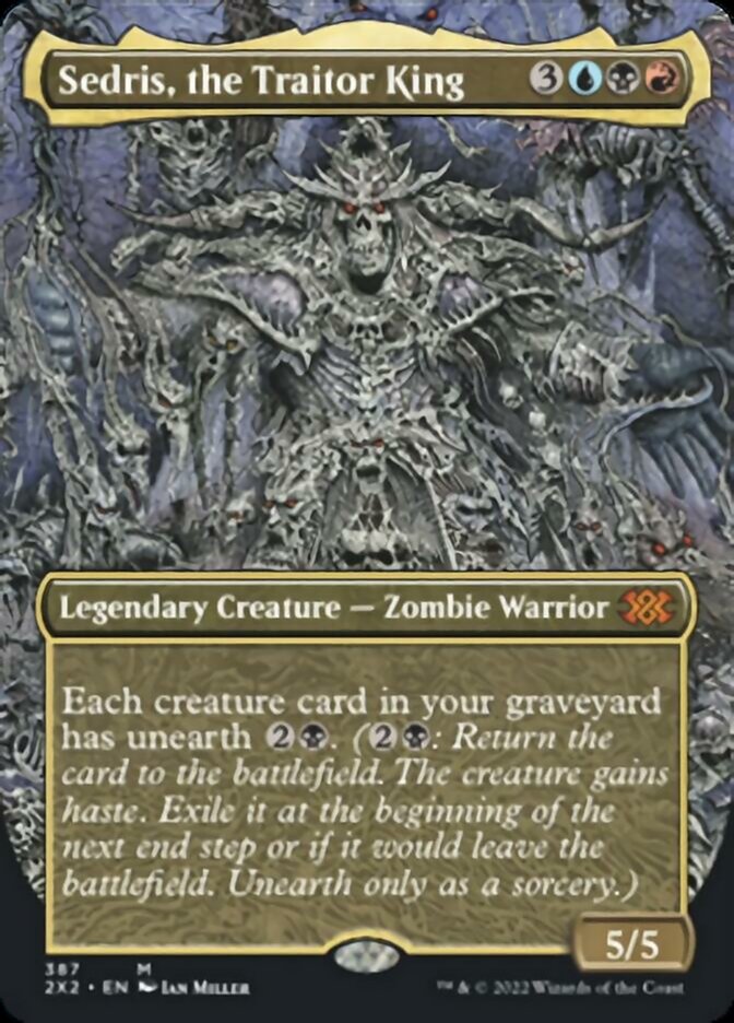 Sedris, the Traitor King (Borderless Alternate Art) [Double Masters 2022] | Game Master's Emporium (The New GME)