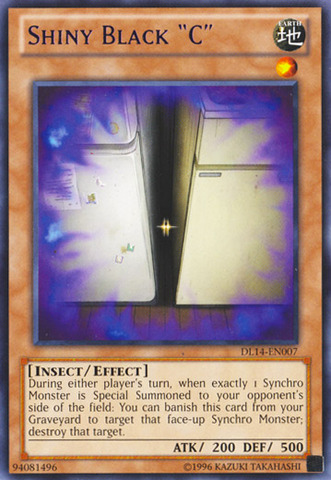 Shiny Black "C" (Purple) [DL14-EN007] Rare | Game Master's Emporium (The New GME)