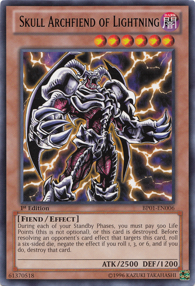 Skull Archfiend of Lightning [BP01-EN006] Rare | Game Master's Emporium (The New GME)