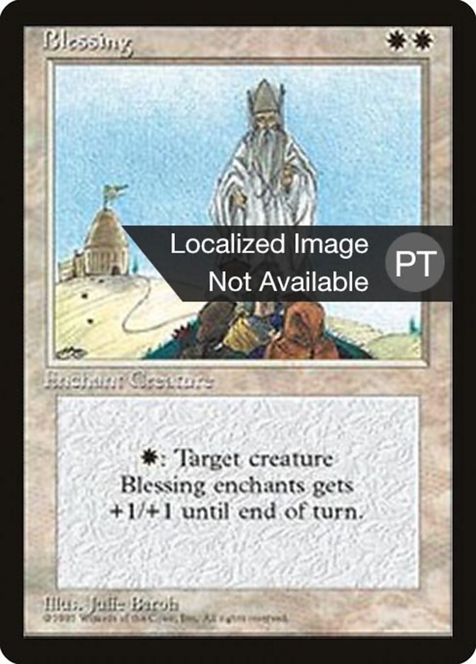 Blessing [Fourth Edition (Foreign Black Border)] | Game Master's Emporium (The New GME)