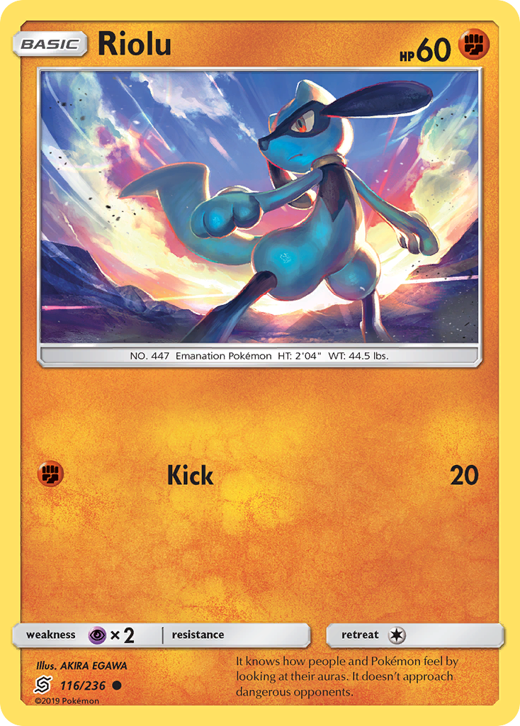 Riolu (116/236) [Sun & Moon: Unified Minds] | Game Master's Emporium (The New GME)